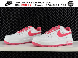Giày Nike Air Force 1 AF1 Low Trắng Hồng giá tốt hàng chuẩn chất lượng cao loại đẹp replica 1:1 real tại NeverStopShop.com HCM