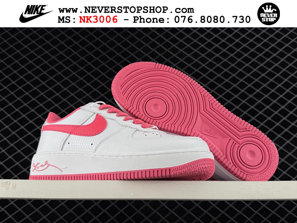 Giày Nike Air Force 1 AF1 Low Trắng Hồng giá tốt hàng chuẩn chất lượng cao loại đẹp replica 1:1 real tại NeverStopShop.com HCM