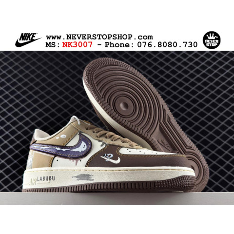 Nike Air Force 1 Low Labubu White Brown