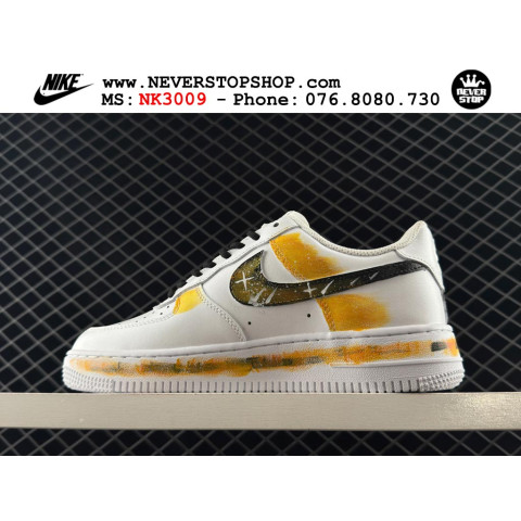 Nike Air Force 1 Low Limited Custom Black Yellow