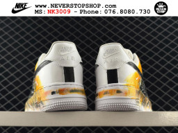 Giày Nike Air Force 1 AF1 Low Đen Vàng Trắng giá tốt hàng chuẩn chất lượng cao loại đẹp replica 1:1 real tại NeverStopShop.com HCM