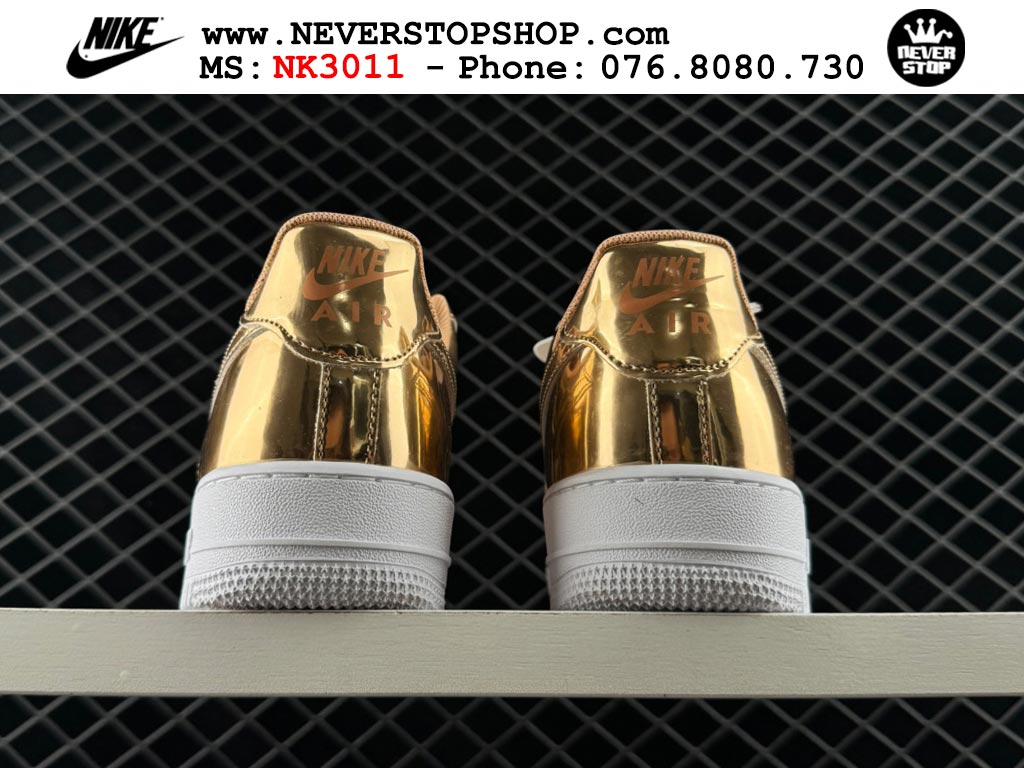 Giày Nike Air Force 1 AF1 Low Vàng Trắng giá tốt hàng chuẩn chất lượng cao loại đẹp replica 1:1 real tại NeverStopShop.com HCM