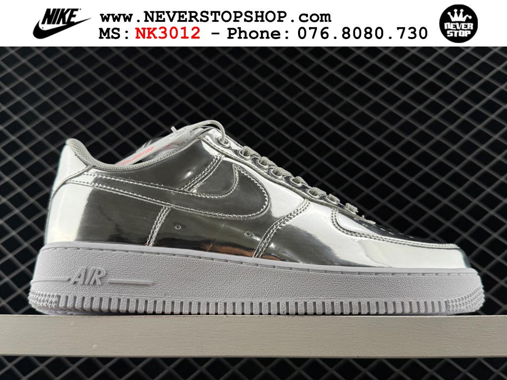 Giày Nike Air Force 1 AF1 Low Xám Trắng giá tốt hàng chuẩn chất lượng cao loại đẹp replica 1:1 real tại NeverStopShop.com HCM