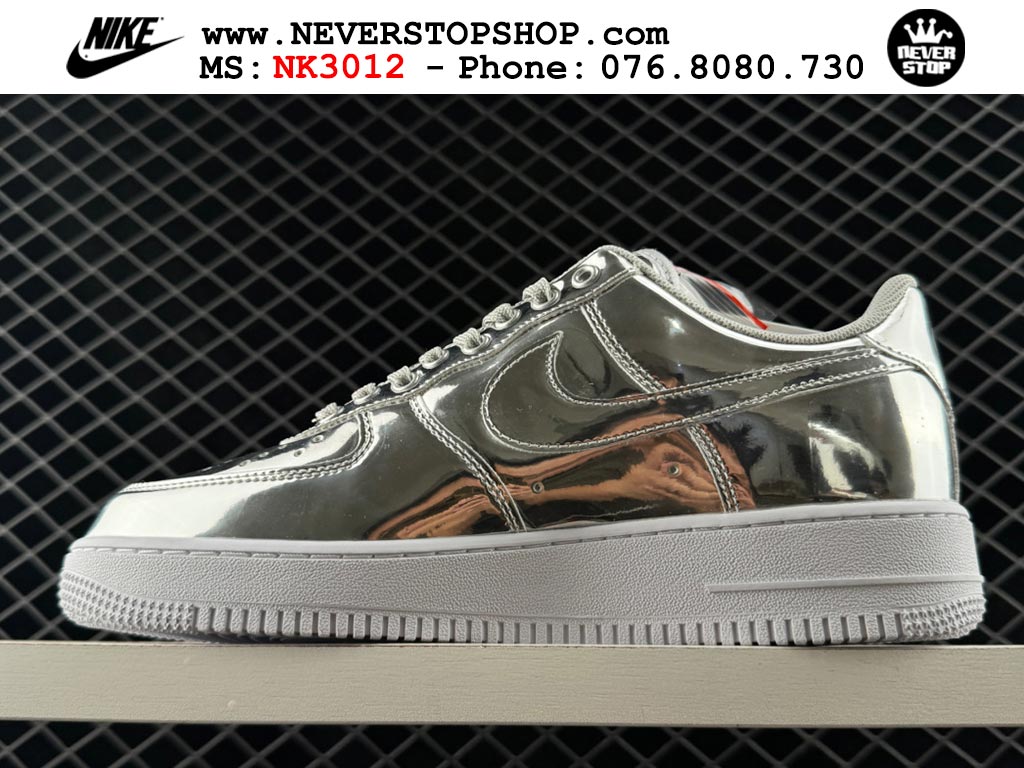 Giày Nike Air Force 1 AF1 Low Xám Trắng giá tốt hàng chuẩn chất lượng cao loại đẹp replica 1:1 real tại NeverStopShop.com HCM