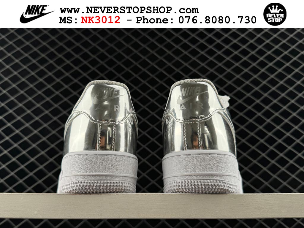 Giày Nike Air Force 1 AF1 Low Xám Trắng giá tốt hàng chuẩn chất lượng cao loại đẹp replica 1:1 real tại NeverStopShop.com HCM