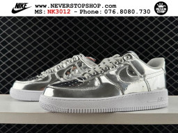 Giày Nike Air Force 1 AF1 Low Xám Trắng giá tốt hàng chuẩn chất lượng cao loại đẹp replica 1:1 real tại NeverStopShop.com HCM