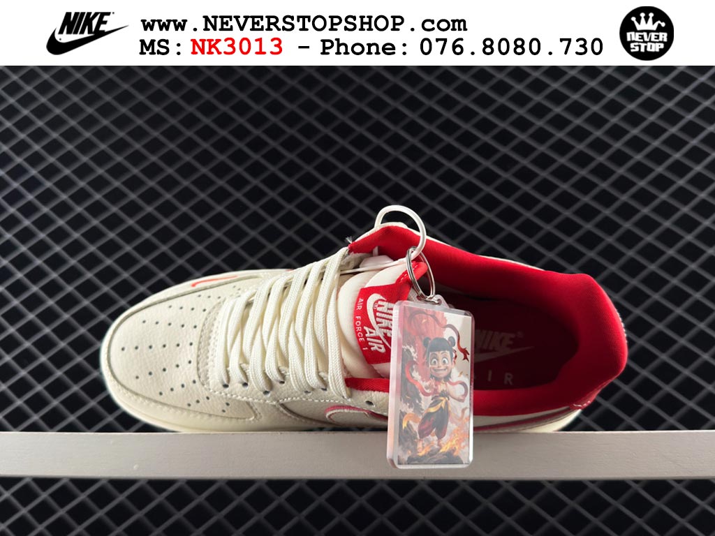 Giày Nike Air Force 1 AF1 Low Trắng Đỏ giá tốt hàng chuẩn chất lượng cao loại đẹp replica 1:1 real tại NeverStopShop.com HCM