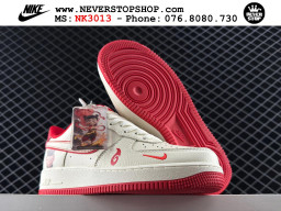 Giày Nike Air Force 1 AF1 Low Trắng Đỏ giá tốt hàng chuẩn chất lượng cao loại đẹp replica 1:1 real tại NeverStopShop.com HCM
