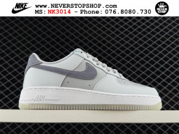 Giày Nike Air Force 1 AF1 Low Trắng Xám giá tốt hàng chuẩn chất lượng cao loại đẹp replica 1:1 real tại NeverStopShop.com HCM