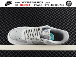Giày Nike Air Force 1 AF1 Low Trắng Xám giá tốt hàng chuẩn chất lượng cao loại đẹp replica 1:1 real tại NeverStopShop.com HCM