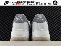 Giày Nike Air Force 1 AF1 Low Trắng Xám giá tốt hàng chuẩn chất lượng cao loại đẹp replica 1:1 real tại NeverStopShop.com HCM