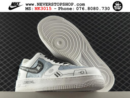Giày Nike Air Force 1 AF1 Low Trắng Đen giá tốt hàng chuẩn chất lượng cao loại đẹp replica 1:1 real tại NeverStopShop.com HCM