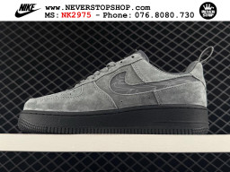 Giày Nike Air Force 1 AF1 Low Xám Đen giá tốt hàng chuẩn chất lượng cao loại đẹp replica 1:1 real tại NeverStopShop.com HCM