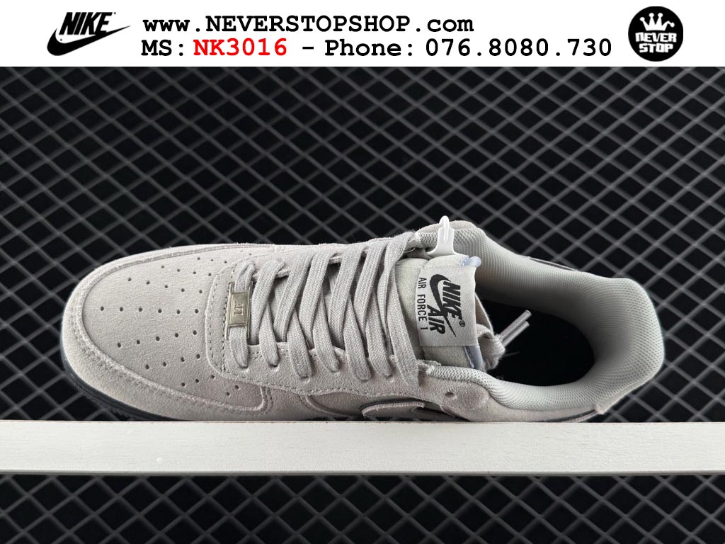 Giày Nike Air Force 1 AF1 Low Xám Đen giá tốt hàng chuẩn chất lượng cao loại đẹp replica 1:1 real tại NeverStopShop.com HCM