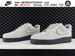 Giày Nike Air Force 1 AF1 Low Xám Đen giá tốt hàng chuẩn chất lượng cao loại đẹp replica 1:1 real tại NeverStopShop.com HCM