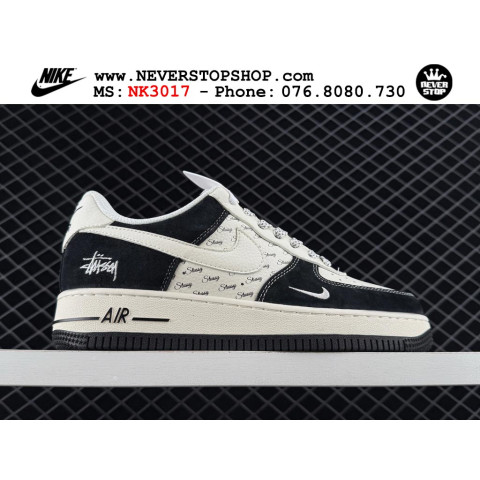 Nike Air Force 1 Low Stussy Black White