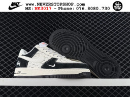 Giày Nike Air Force 1 AF1 Low Đen Trắng giá tốt hàng chuẩn chất lượng cao loại đẹp replica 1:1 real tại NeverStopShop.com HCM