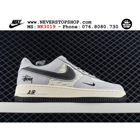 Nike Air Force 1 Low Stussy Grey Black
