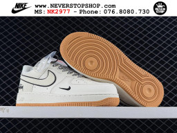 Giày Nike Air Force 1 AF1 Low Trắng Đen giá tốt hàng chuẩn chất lượng cao loại đẹp replica 1:1 real tại NeverStopShop.com HCM