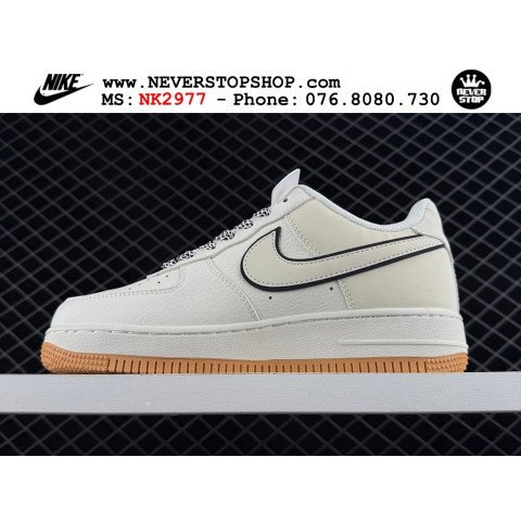 Nike Air Force 1 Low Stussy White Black Gum