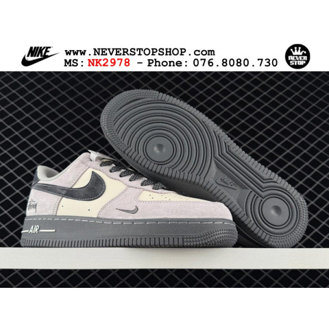 Nike Air Force 1 Low Stussy White Grey