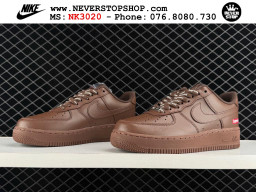 Giày Nike Air Force 1 AF1 Low Nâu giá tốt hàng chuẩn chất lượng cao loại đẹp replica 1:1 real tại NeverStopShop.com HCM