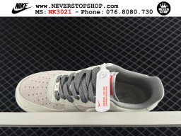 Giày Nike Air Force 1 AF1 Low Trắng Xám giá tốt hàng chuẩn chất lượng cao loại đẹp replica 1:1 real tại NeverStopShop.com HCM