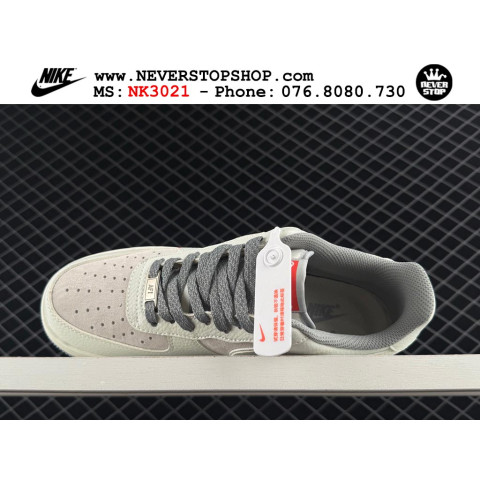 Nike Air Force 1 Low Supreme Cream White Grey