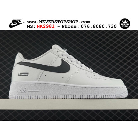 Nike Air Force 1 Low Supreme White Black