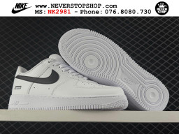 Giày sneaker Nike Air Force 1 Trắng Đen cổ thấp hàng siêu cấp 1:1 chuẩn chính hãng giá rẻ tại NeverStopShop.com Giày Nike Air Force 1 AF1 Low Trắng Đen giá tốt hàng chuẩn chất lượng cao loại đẹp replica 1:1 real tại NeverStopShop.com HCM