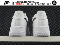 Giày sneaker Nike Air Force 1 Trắng Đen cổ thấp hàng siêu cấp 1:1 chuẩn chính hãng giá rẻ tại NeverStopShop.com Giày Nike Air Force 1 AF1 Low Trắng Đen giá tốt hàng chuẩn chất lượng cao loại đẹp replica 1:1 real tại NeverStopShop.com HCM
