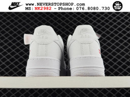 Giày Nike Air Force 1 AF1 Low Trắng Đỏ giá tốt hàng chuẩn chất lượng cao loại đẹp replica 1:1 real tại NeverStopShop.com HCM