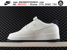 Giày Nike Air Force 1 AF1 Low Trắng Xanh Dương giá tốt hàng chuẩn chất lượng cao loại đẹp replica 1:1 real tại NeverStopShop.com HCM