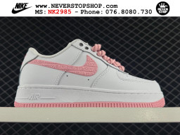 Giày Nike Air Force 1 AF1 Low Trắng Hồng giá tốt hàng chuẩn chất lượng cao loại đẹp replica 1:1 real tại NeverStopShop.com HCM