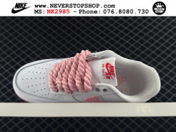 Giày Nike Air Force 1 AF1 Low Trắng Hồng giá tốt hàng chuẩn chất lượng cao loại đẹp replica 1:1 real tại NeverStopShop.com HCM