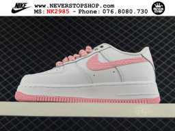 Giày Nike Air Force 1 AF1 Low Trắng Hồng giá tốt hàng chuẩn chất lượng cao loại đẹp replica 1:1 real tại NeverStopShop.com HCM