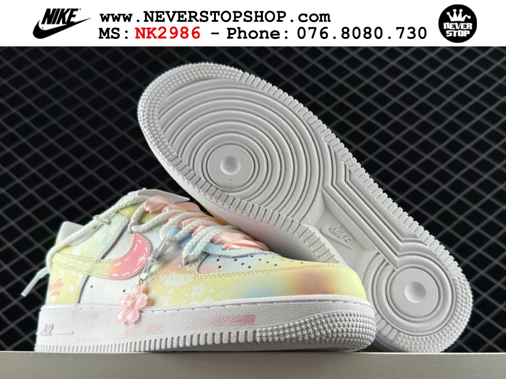Giày Nike Air Force 1 AF1 Low Trắng Hồng giá tốt hàng chuẩn chất lượng cao loại đẹp replica 1:1 real tại NeverStopShop.com HCM