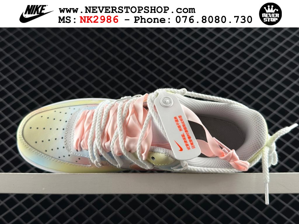 Giày Nike Air Force 1 AF1 Low Trắng Hồng giá tốt hàng chuẩn chất lượng cao loại đẹp replica 1:1 real tại NeverStopShop.com HCM