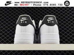 Giày Nike Air Force 1 AF1 Low Trắng Đen giá tốt hàng chuẩn chất lượng cao loại đẹp replica 1:1 real tại NeverStopShop.com HCM