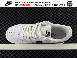 Giày Nike Air Force 1 AF1 Low Trắng Đen giá tốt hàng chuẩn chất lượng cao loại đẹp replica 1:1 real tại NeverStopShop.com HCM