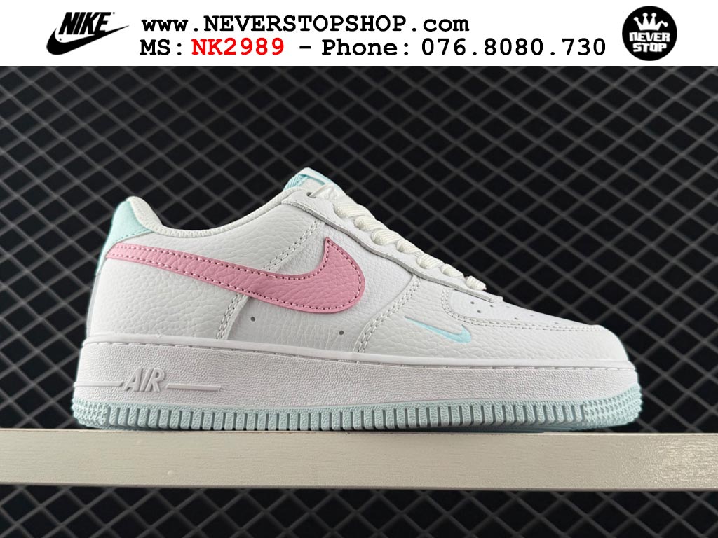 Giày Nike Air Force 1 AF1 Low Trắng Hồng giá tốt hàng chuẩn chất lượng cao loại đẹp replica 1:1 real tại NeverStopShop.com HCM