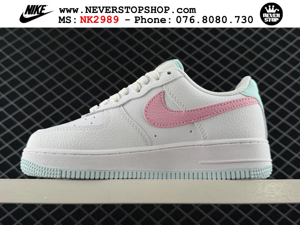 Giày Nike Air Force 1 AF1 Low Trắng Hồng giá tốt hàng chuẩn chất lượng cao loại đẹp replica 1:1 real tại NeverStopShop.com HCM