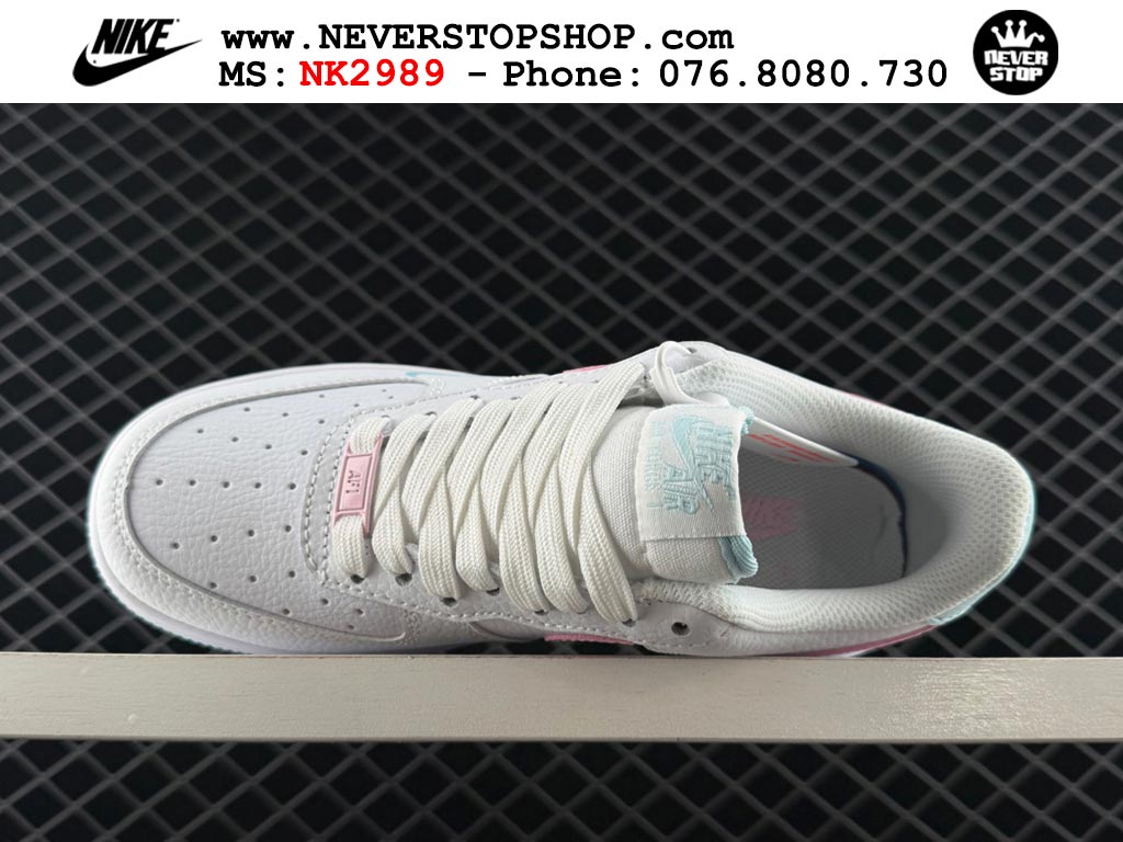 Giày Nike Air Force 1 AF1 Low Trắng Hồng giá tốt hàng chuẩn chất lượng cao loại đẹp replica 1:1 real tại NeverStopShop.com HCM