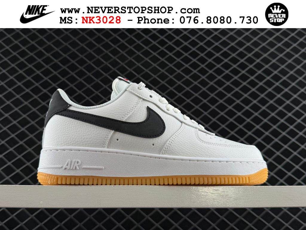 Giày Nike Air Force 1 AF1 Low Trắng Đen Vàng giá tốt hàng chuẩn chất lượng cao loại đẹp replica 1:1 real tại NeverStopShop.com HCM