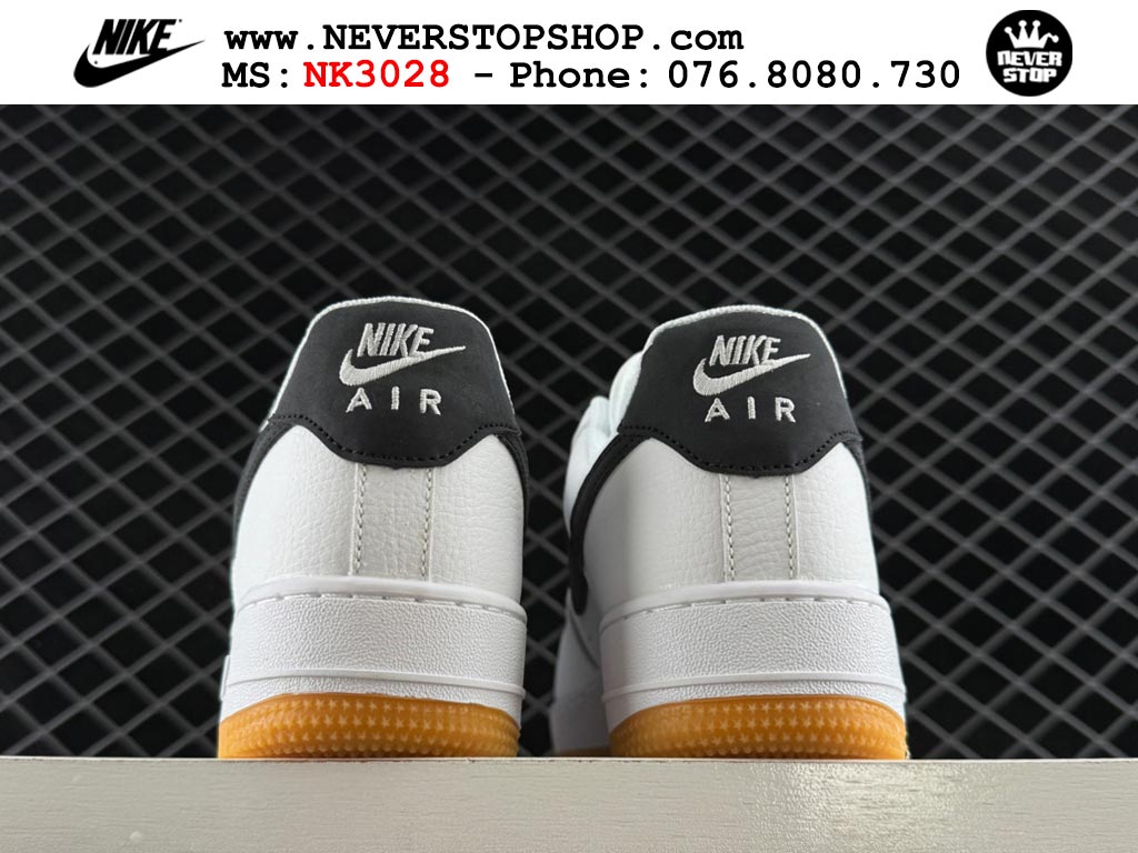 Giày Nike Air Force 1 AF1 Low Trắng Đen Vàng giá tốt hàng chuẩn chất lượng cao loại đẹp replica 1:1 real tại NeverStopShop.com HCM