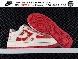 Giày Nike Air Force 1 AF1 Low Trắng Đỏ giá tốt hàng chuẩn chất lượng cao loại đẹp replica 1:1 real tại NeverStopShop.com HCM