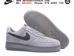 Giày thể thao Nike Air Force 1 Xám hàng chuẩn sfake replica 1:1 real chính hãng giá rẻ tốt nhất tại NeverStopShop.com HCM