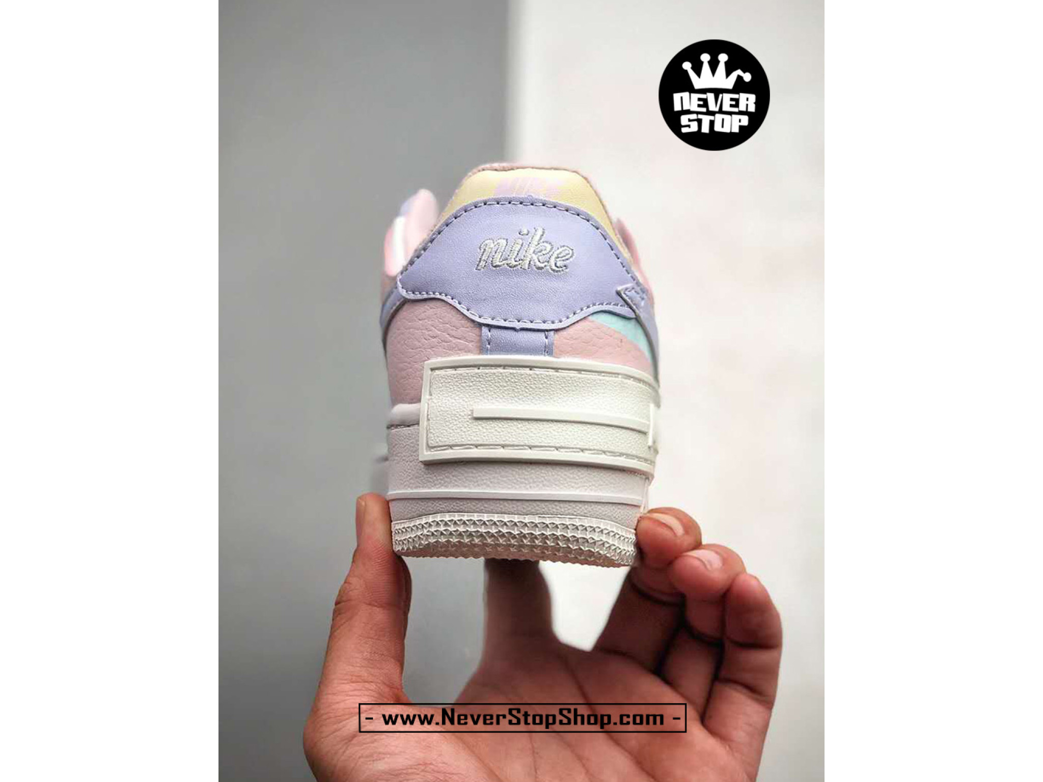 snipes nike air force shadow pastel