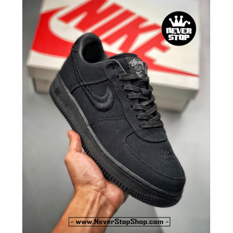 Nike Air Force 1 Stussy Fossil Black