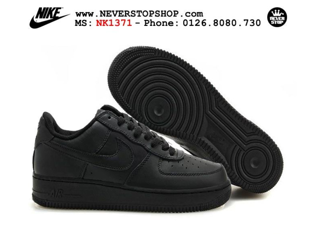 nike air force f1 black